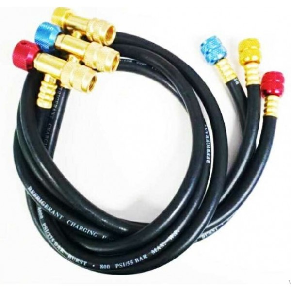 Black Diamond - 23333-SS - Safe Seal 3'lü Hortum Seti R22 Gaz için 1/4" 90cm(Vanalı)