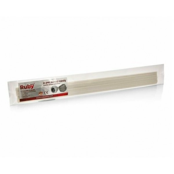 152008 - PP GENİŞ BEYAZ PLASTİK KAYNAK ÇUBUK